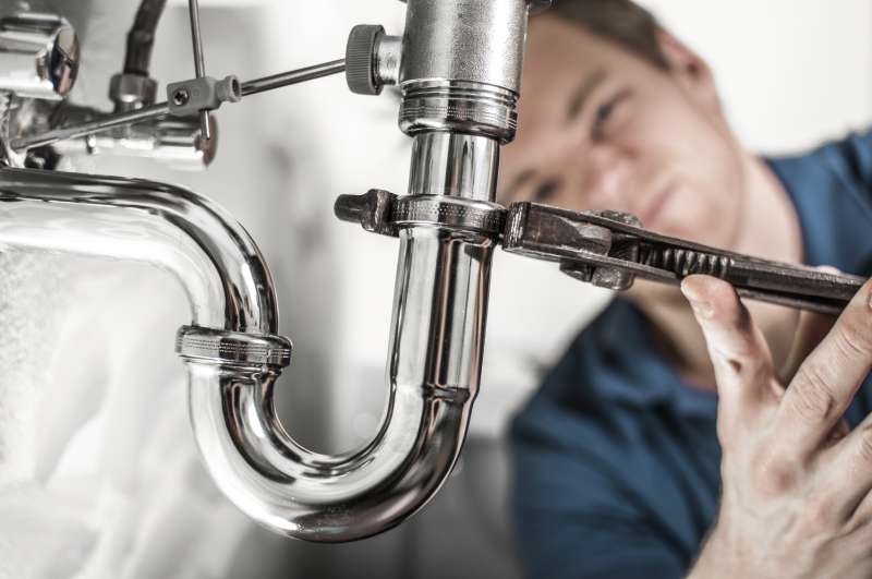 Gas line connection and testing